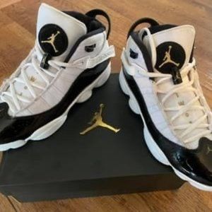 Boys Michael Jordan (6 rings) basketball shoes